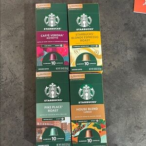 Starbucks Coffee Capsules Assortment - Green and Multicolor